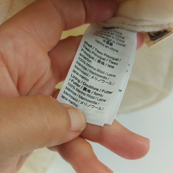 Madewell Quilted Sweater Jacket Merino Wool - Picture 9 of 11